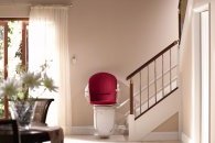 Stairlift at bottom of stairs